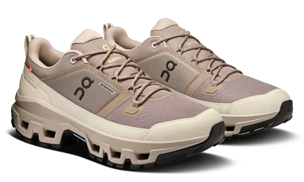 On Cloudrock Low Waterproof 'Cinder Fog
