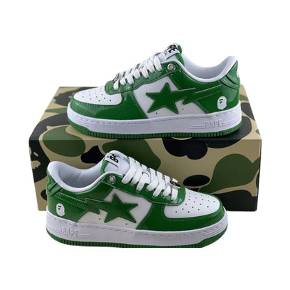 A Bathing Ape Bape Sta Low Green