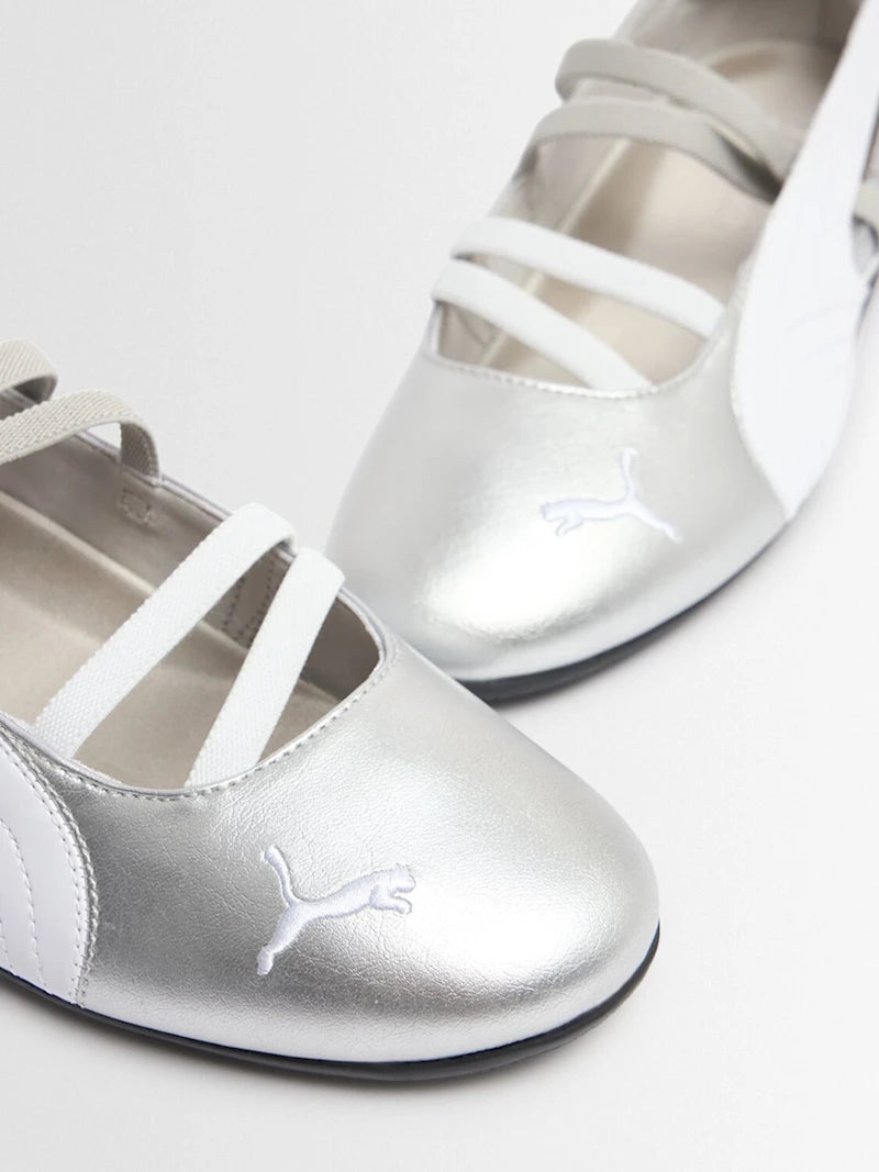 PUMA Speedcat Ballet metallic sneakers