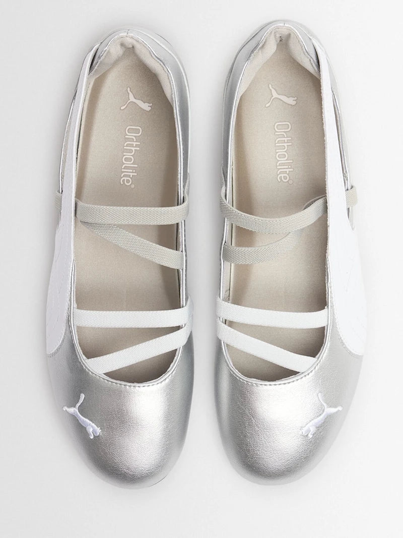 PUMA Speedcat Ballet metallic sneakers