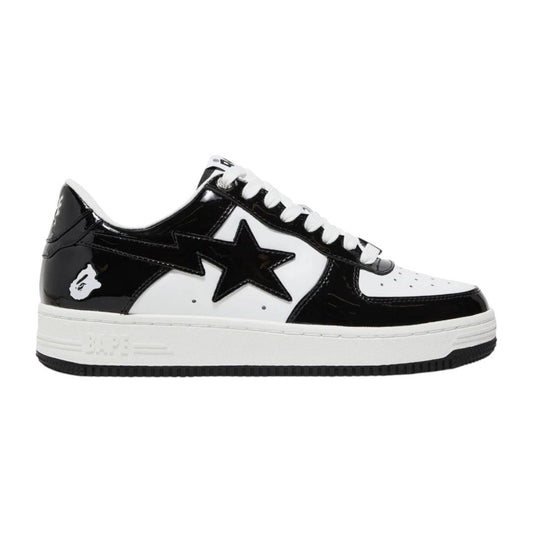 A Bathing Ape Bape Sta Low Black White