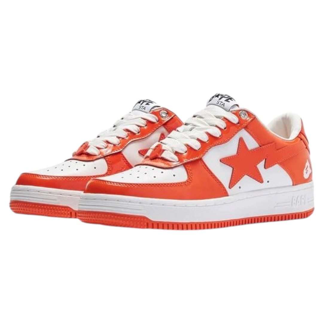 A Bathing Ape Bape Sta Low Orange