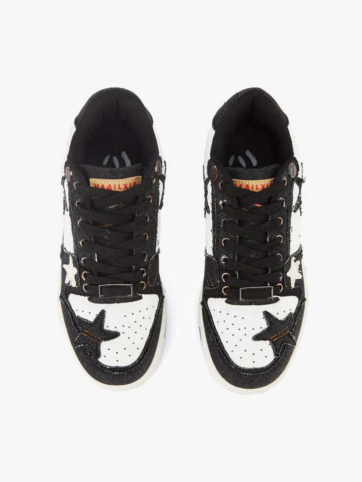 Vintage Star Skateboard Sneakers